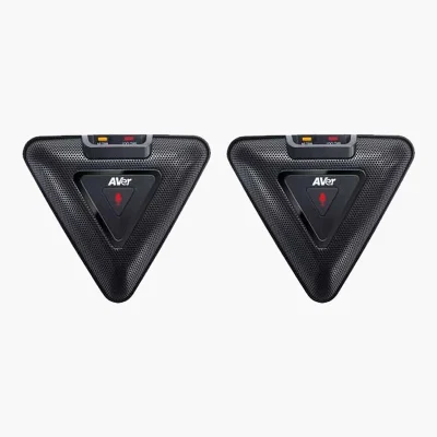 AVer Expansion Mic Set ไมโครโฟนเสริมคู่ 360° สำหรับ VC520Pro/VC540 สายยาว 5 เมตร