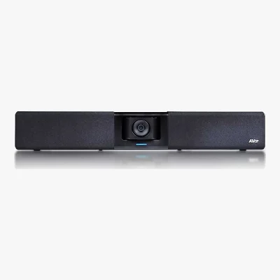 AVer VB342 Pro วิดีโอบาร์ 4K กล้อง PTZ ซูม 3 เท่า ไมค์ 10 ตัว ลำโพงสเตอริโอ