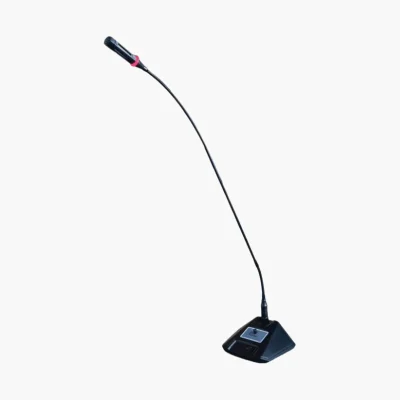DECCON MC-88 ไมโครโฟนตั้งโต๊ะคอนเดนเซอร์ ก้านคออ่อน พร้อมไฟวงแหวน LED และสวิตช์เปิด-ปิด