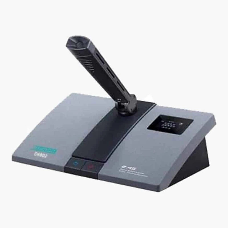 DSPPA D6802L ไมโครโฟนประชุมดิจิทัลไร้สายสำหรับประธาน หน้าจอ LCD แบตเตอรี่ในตัว