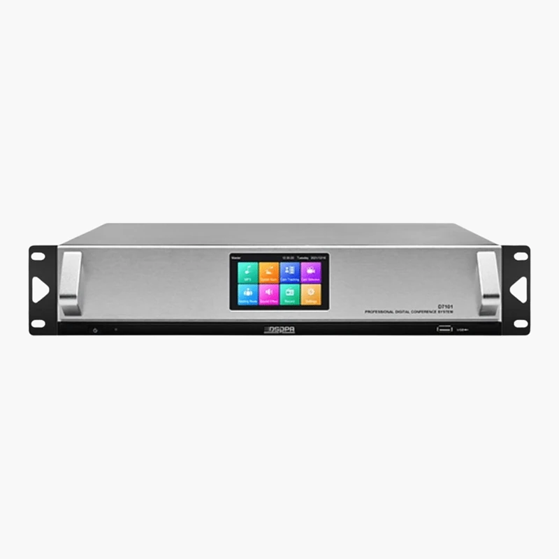 DSPPA D7101 เครื่องควบคุมกลางระบบไมค์ประชุมไร้สาย รองรับไมค์สูงสุด 128 ชุด