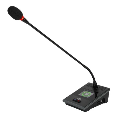 DIVA AUDIO DA-1000CL ไมโครโฟนประชุมดิจิทัลสำหรับประธาน ก้านยาว 52 ซม. พร้อมจอ LCD