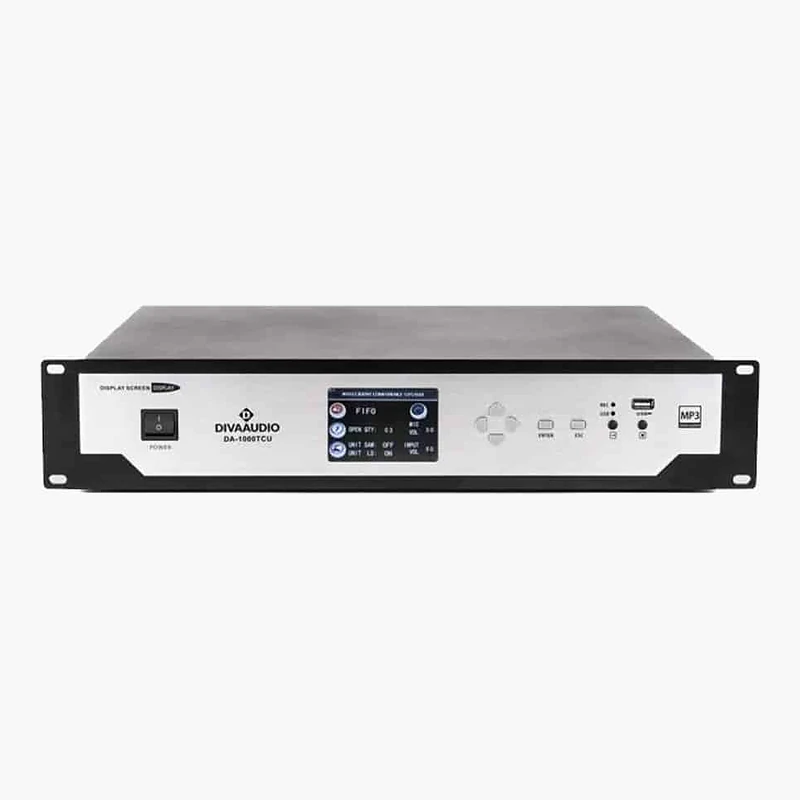 DIVA AUDIO DA-1000TCU เครื่องควบคุมไมค์ประชุมดิจิทัลอัจฉริยะ รองรับ 250 หน่วย