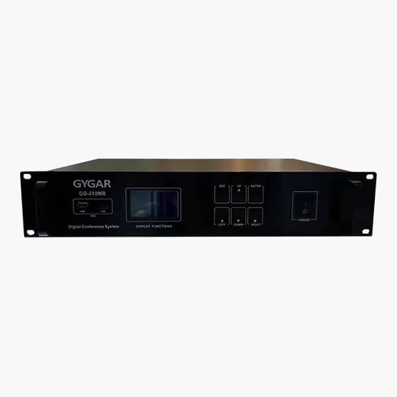 GYGAR CG-310MR เครื่องควบคุมชุดไมค์ประชุม รองรับ 120 ไมค์ บันทึกเสียงลง USB