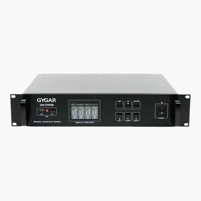GYGAR GW-250NM เครื่องควบคุมชุดไมค์ประชุมดิจิทัล ต่อไมค์ได้ 250 ตัว เมนูภาษาไทย