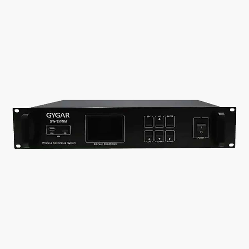 GYGAR GW-350NM ชุดควบคุมไมค์ประชุมไร้สาย รองรับ 250 ไมค์ผู้ร่วม เมนูภาษาไทย