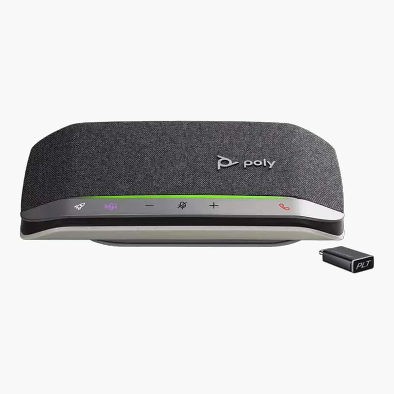 HP Poly Sync 20+ ลำโพงประชุมพกพา USB/Bluetooth พร้อม BT600 แบตเตอรี่ 20 ชั่วโมง