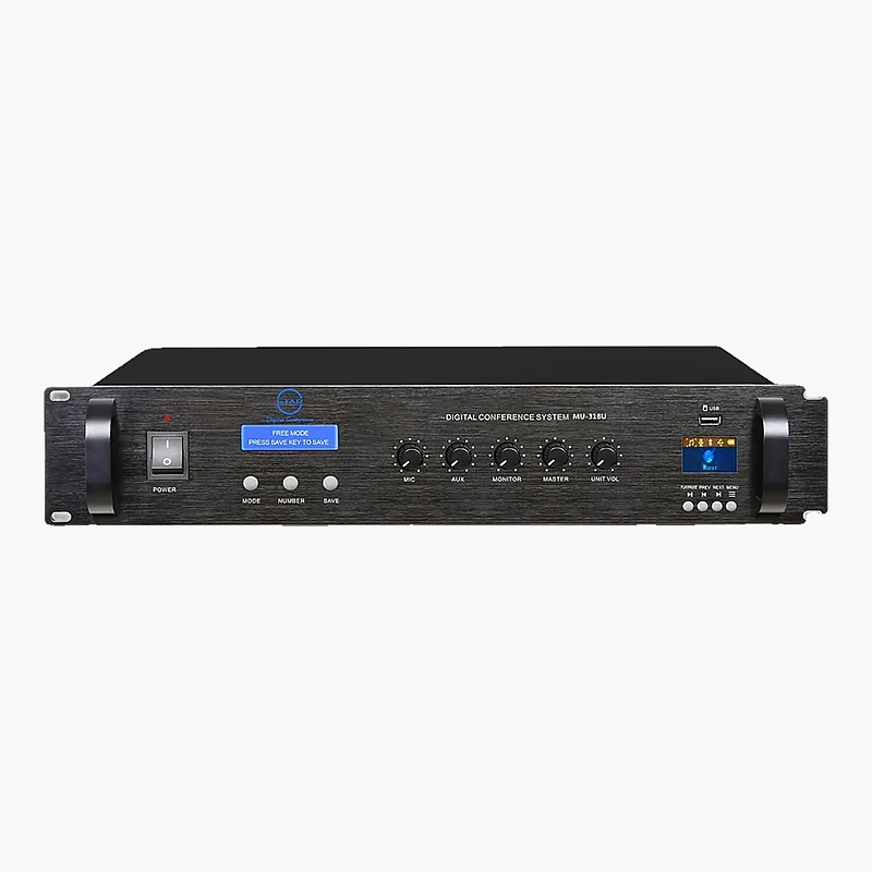 STAR HT-MU-318U เครื่องควบคุมไมค์ประชุมดิจิทัล ต่อได้ 64 ตัว ต่อกล้องติดตาม 8 ช่อง