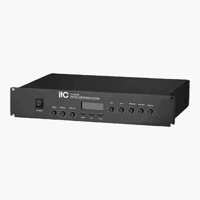 ITC Audio TH-0802M เครื่องควบคุมระบบประชุมดิจิตอล รองรับไมค์ประชุม 64 ตัว หน้าจอ LCD