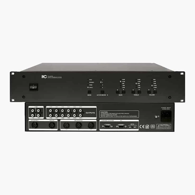 ITC Audio TS-0604M เครื่องควบคุมชุดไมค์ประชุมดิจิทัล โหวตได้ ต่อได้ 128 ยูนิต