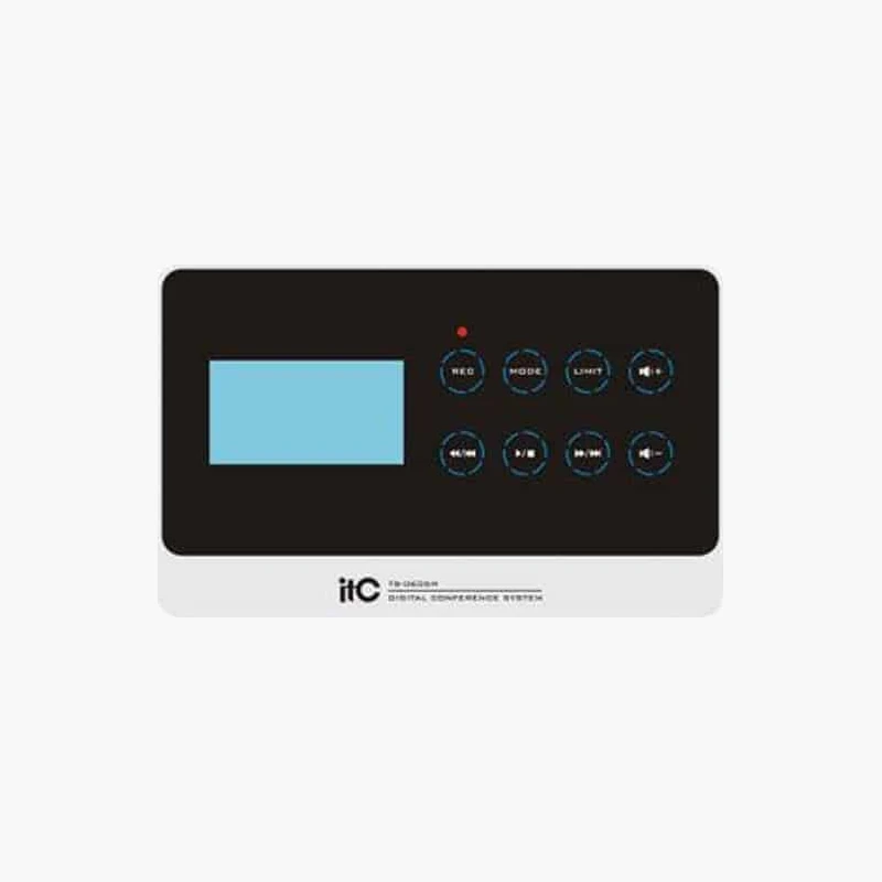 ITC TS-0605M เครื่องควบคุมชุดไมค์ประชุมดิจิทัล รองรับ 30 ชุด บันทึกลง SD