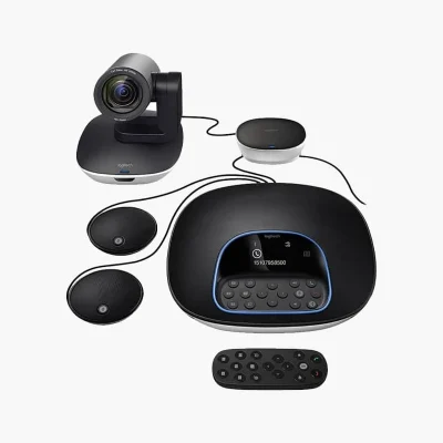 Logitech Group-Mic ชุดกล้อง Full HD พร้อมลำโพงและไมโครโฟน สำหรับห้องประชุมกลางถึงใหญ่