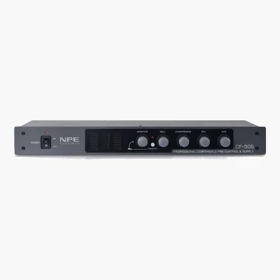 NPE CF-50S เครื่องควบคุมและจ่ายไฟ Central Unit รองรับไมค์ประชุม 50 ชุด