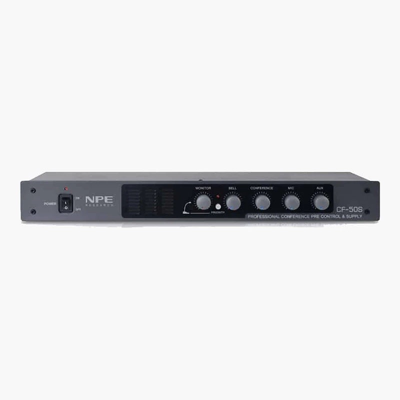 NPE CF-50S เครื่องควบคุมและจ่ายไฟ Central Unit รองรับไมค์ประชุม 50 ชุด