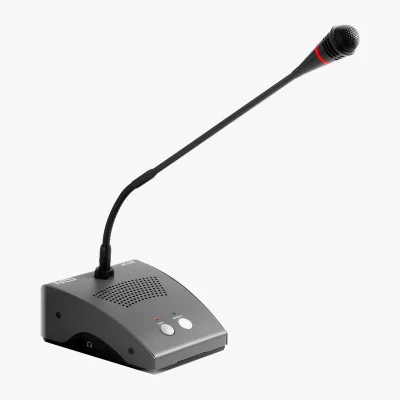 NTS AC-50C ไมค์ประธานระบบอนาล็อก คอนเดนเซอร์ ก้าน 480 มม. ลำโพงในตัว