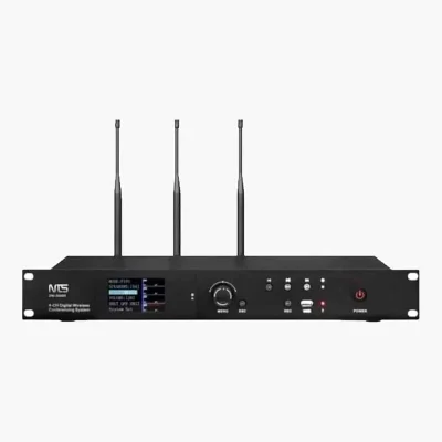 NTS DW-300SR เครื่องควบคุมไมค์ประชุมไร้สาย UHF รองรับ 256 ชุด บันทึกเสียง USB และ Bluetooth
