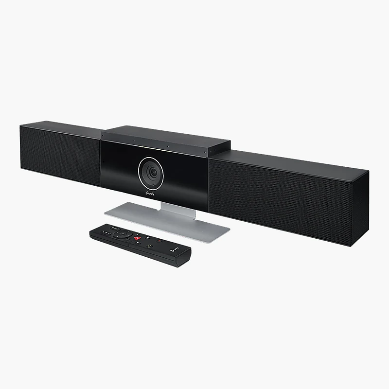 Poly Studio USB วิดีโอบาร์ ลำโพงซาวด์บาร์ กล้อง 4K UHD พร้อมไมค์ Array 6 ตัว