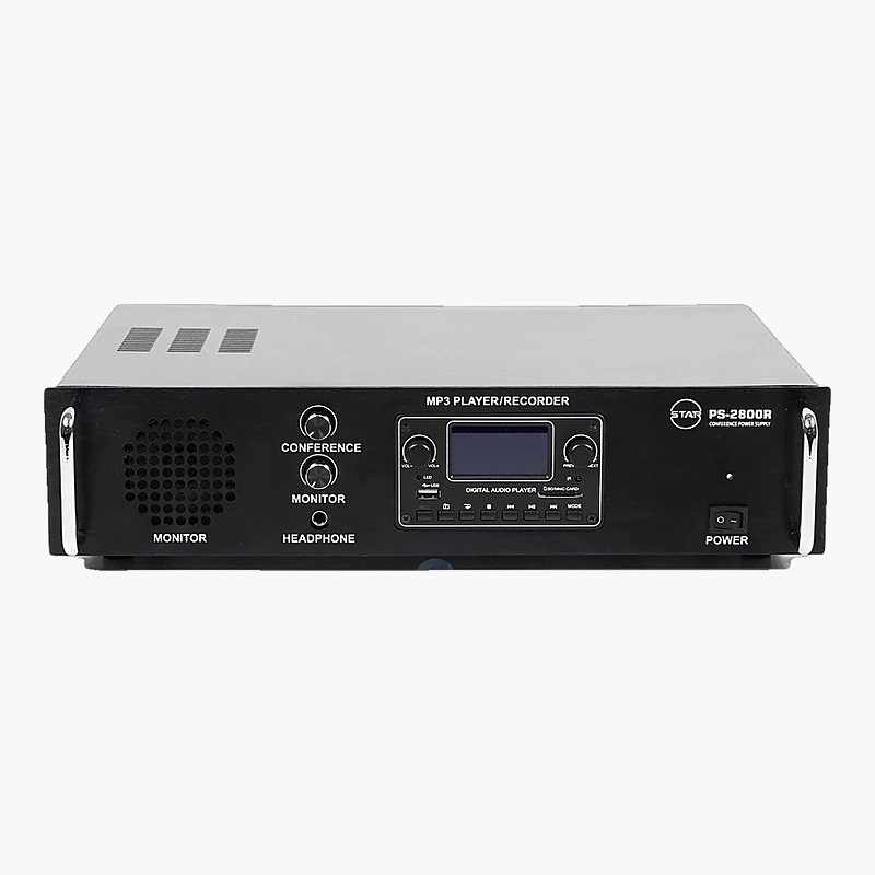 STAR ST-PS-2800R เครื่องควบคุมไมค์ประชุม บันทึก USB/SD Card มี Bluetooth และวิทยุ FM