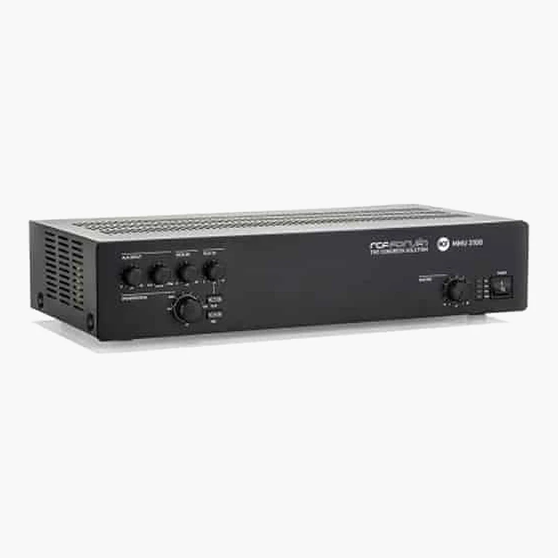 RCF MMU3100 เครื่องควบคุมชุดประชุม รองรับไมค์ 80 ชุด แอมป์ในตัว 100V/70V