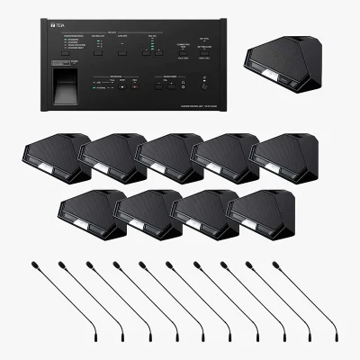 ชุดไมค์ประชุมดิจิทัล TOA TS-D1100-MU SET 1 ประธาน 1 + ผู้ร่วมประชุม 9