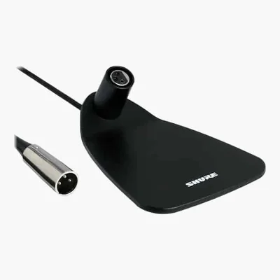 Shure Centraverse CVD-B ฐานไมค์คอห่านตั้งโต๊ะ สาย XLR ในตัว 12 ฟุต สีดำ