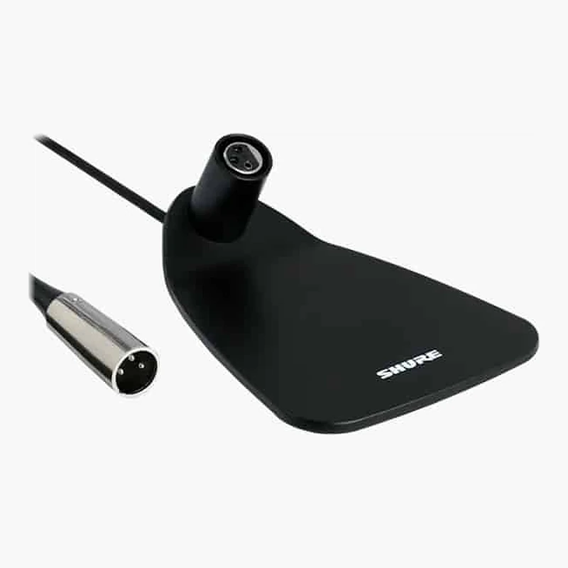 Shure Centraverse CVD-B ฐานไมค์คอห่านตั้งโต๊ะ สาย XLR ในตัว 12 ฟุต สีดำ