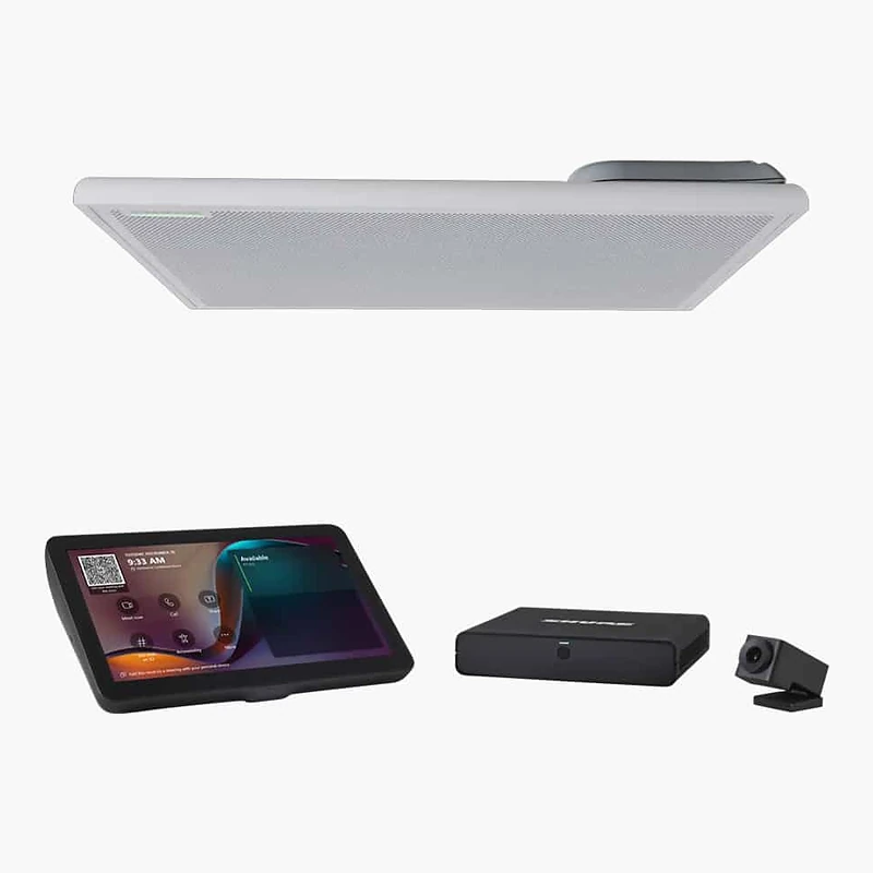 Shure IMXRK80 IntelliMix Room Kit 80 ชุดประชุม Teams Rooms ไมค์เพดาน MXA902 กล้อง AI