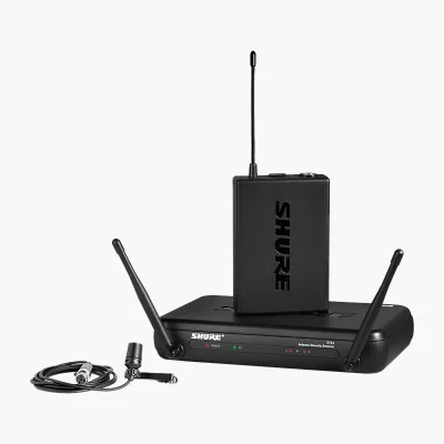 Shure SVX14A/CVL-Q12 ชุดไมค์ไร้สายแบบหนีบปก สำหรับงานประชุมและงานนำเสนอ