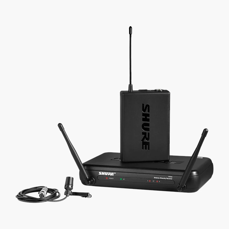 Shure SVX14A/CVL-Q12 ชุดไมค์ไร้สายแบบหนีบปก สำหรับงานประชุมและงานนำเสนอ