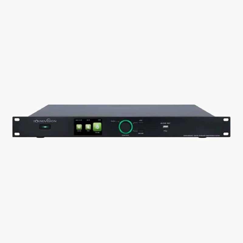 SOUNDVISION DWS-3000M เครื่องควบคุมไมค์ประชุมไร้สายดิจิทัล บันทึกเสียงและควบคุมกล้อง