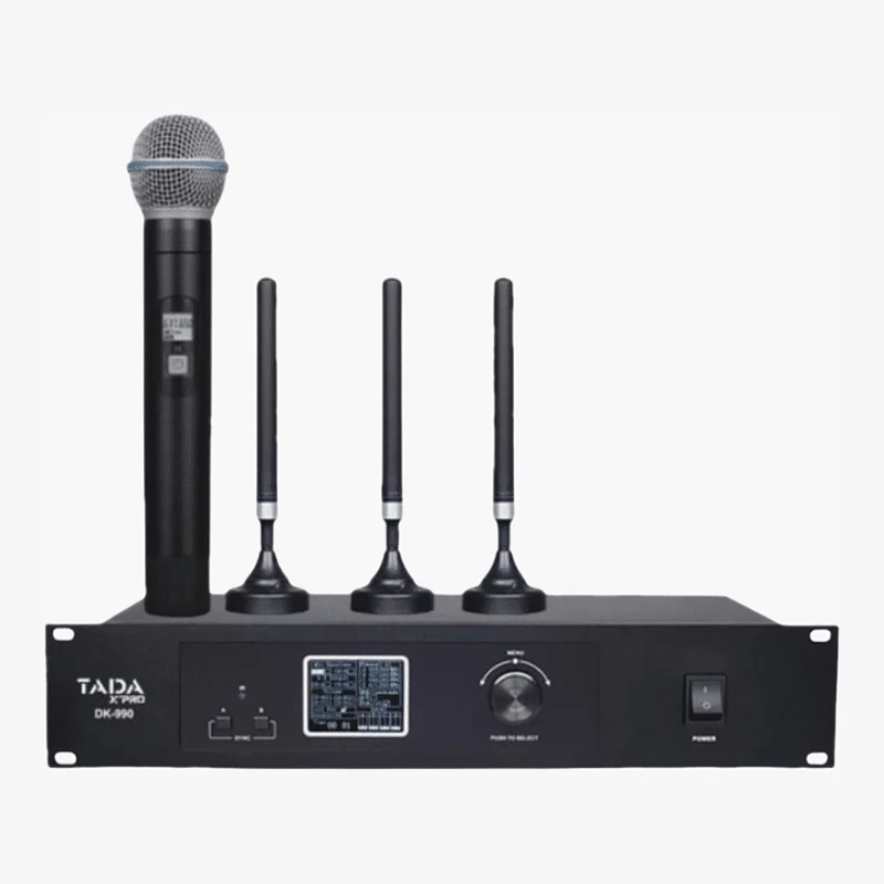 TADA DK 990 R ชุดไมค์ประชุมไร้สาย UHF 610-670 MHz พร้อมไมค์มือถือ 1 ตัว