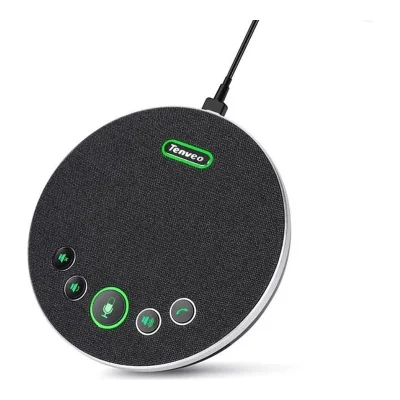 Tenveo TEVO-M3 ลำโพงและไมโครโฟนประชุม USB-C รับเสียง 360° ไกล 5 เมตร