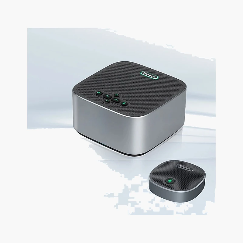 Tenveo TEVO-M6B-EX สปีกเกอร์โฟนบลูทูธ ไมค์ Array 8 ตัว รับเสียง 360° แบต 13 ชั่วโมง