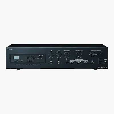 TOA TS-780 เครื่องควบคุมและจ่ายไฟชุดไมค์ประชุมดิจิทัล บันทึกเสียง MP3 พร้อมป้องกันเสียงหอน