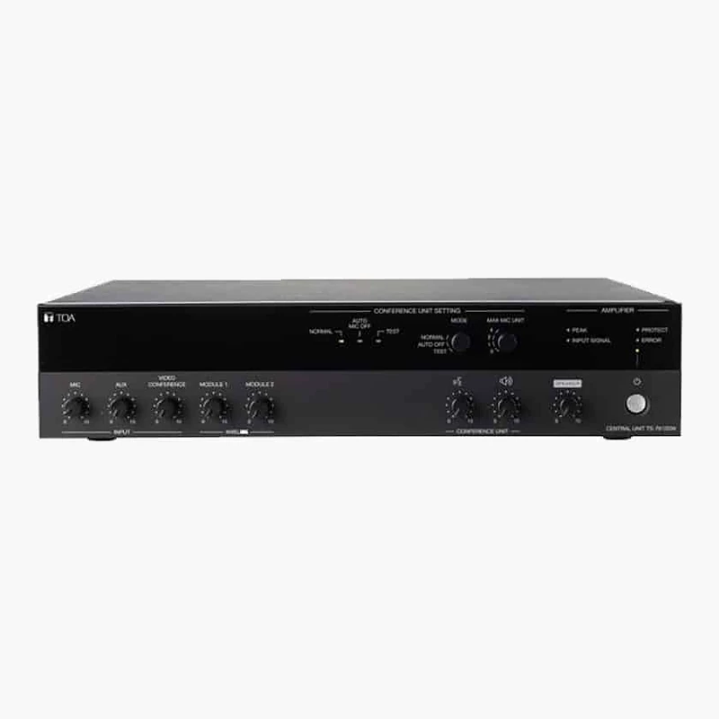TOA TS-7912DW-AS เครื่องควบคุมและจ่ายไฟระบบประชุม All-in-One แอมป์ 120 วัตต์ พร้อม USB Audio