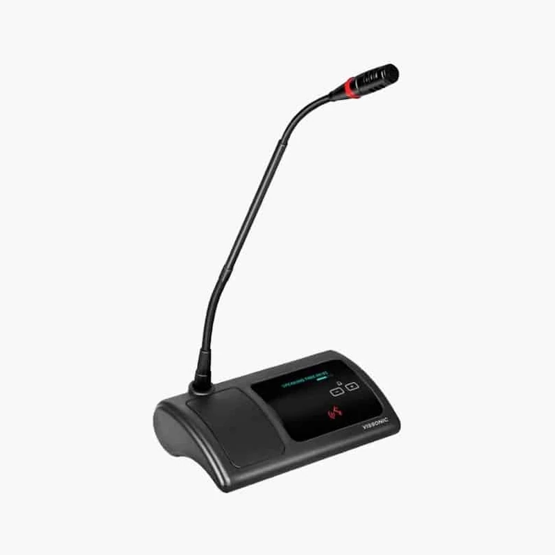 Vissonic VIS-DCD-T ฐานไมค์ผู้ร่วมประชุม ระบบดิจิทัล CLEACON (ไม่รวมไมค์)