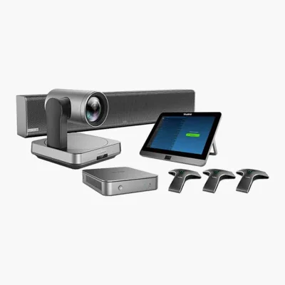 Yealink ZVC840-C3-310 ชุดประชุม Zoom Rooms ครบชุด กล้อง UVC84 4K ไมค์ VCM34 3 ตัว